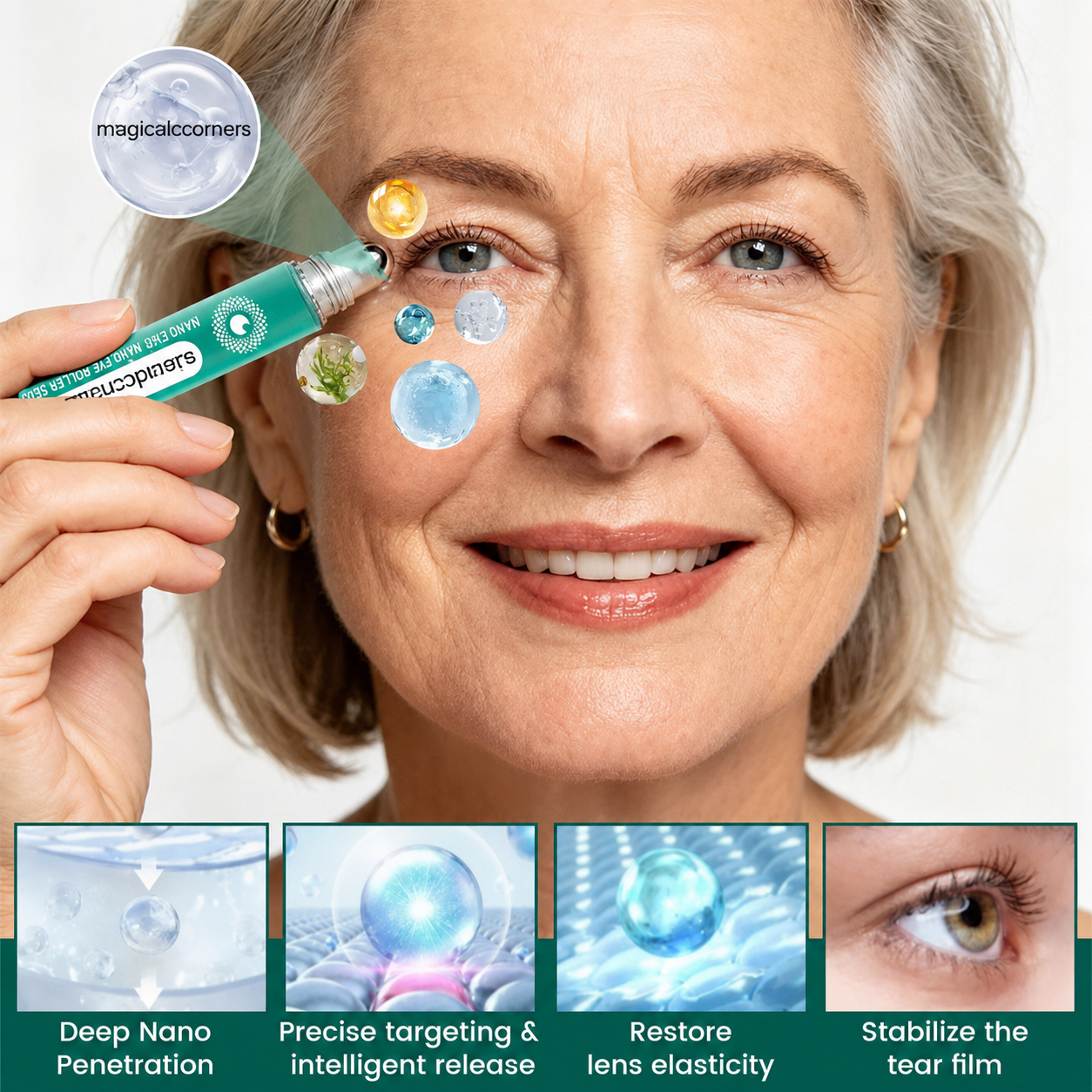 magicalccorners® OptiClear Nano Eye Roller Serum